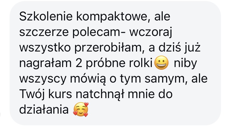 Opinie o szkoleniu Reels dla zarobionych Szkolenie Instagram Reels Szkolenie z Rolek
